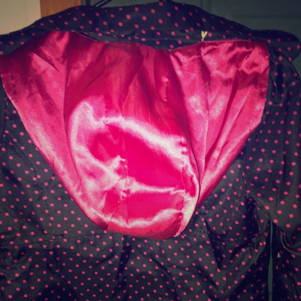 Water resistant coat w/detachable hood Girls,14/16